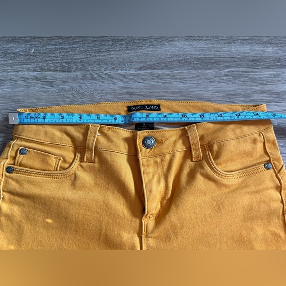 Yellow Skinny Jeans, Low rise - Picture 3 of 6